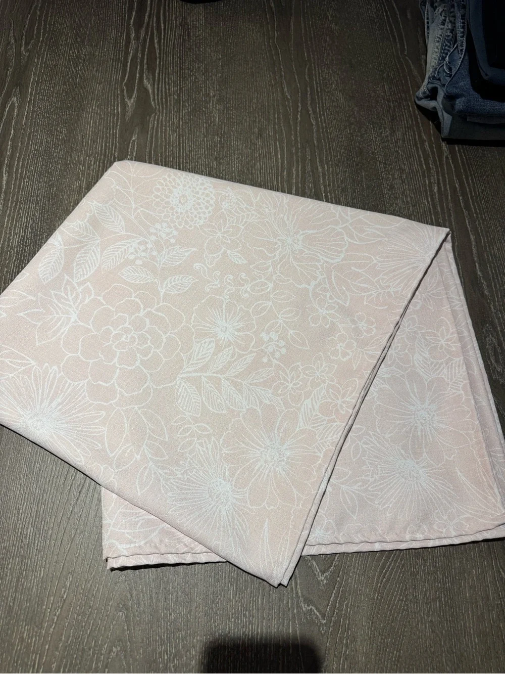 Floral Pastel Pink Shower Curtain